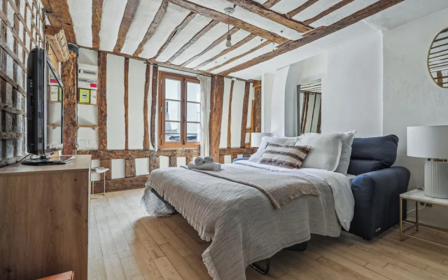 Stylish 1BR - Walkable to Opera & Louvre