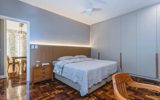 Apto bem Equipado c Wifi Lareira e boa Localiza o