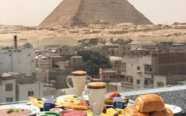Middle East Pyramids View