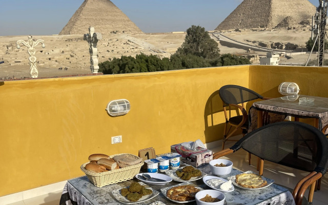 The pyramids plateau view