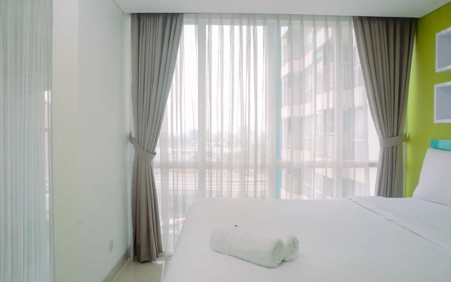 Cozy Studio with City View at H Residence Apartment