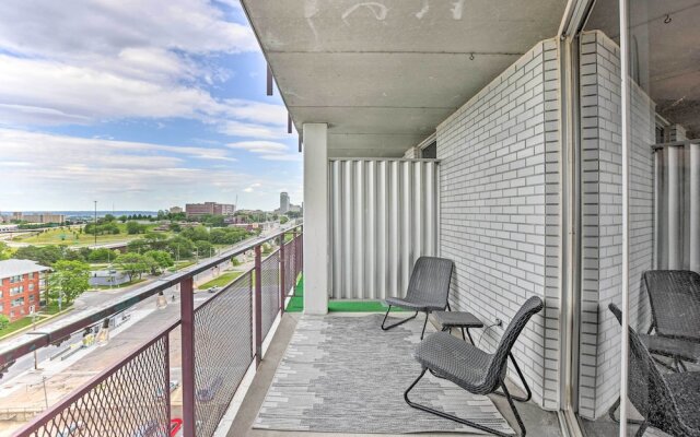 7th-floor Omaha Condo w/ Balcony & Park Views
