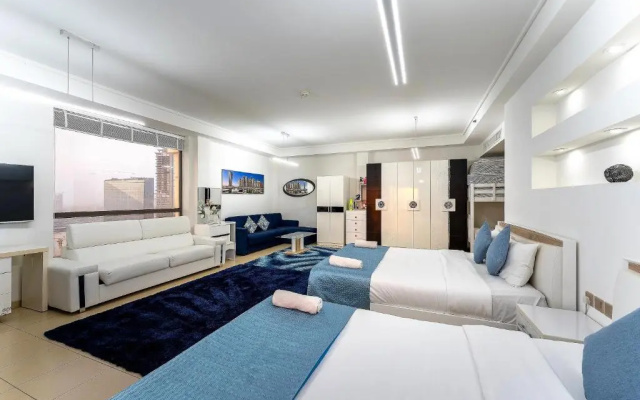 Dubai JBR Amaz Penthouse front sea 5 plus 1 Bdr private Climatized pool