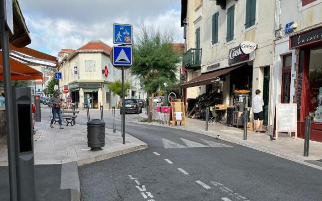 Apt-400m plage de Biarritz dans quartier résidentiel tous commerces très calme et tout confort