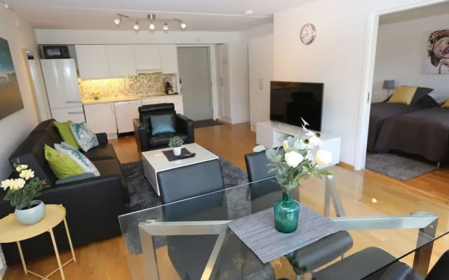 Sentral 3 roms top leilighet med gratis parkering