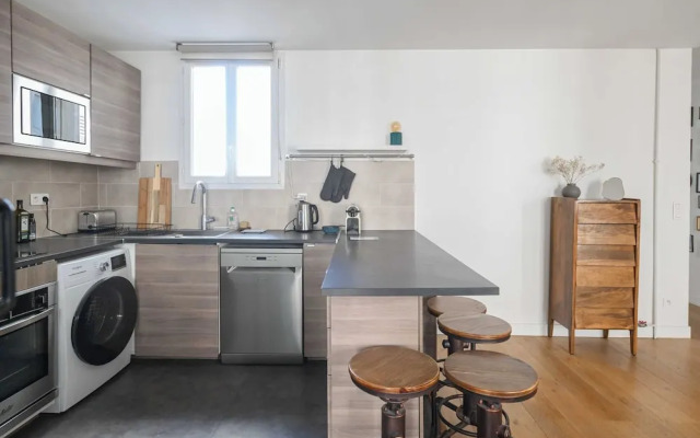 Modern Apartment - 2br-4p- Canal Saint-martin