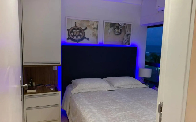 Maravilhoso apartamento 2 quartos vista mar no Ondina Apart