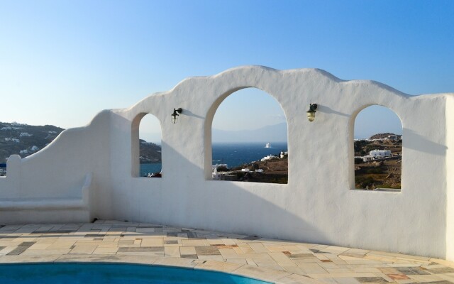 Complex of Cycladic traditional houses