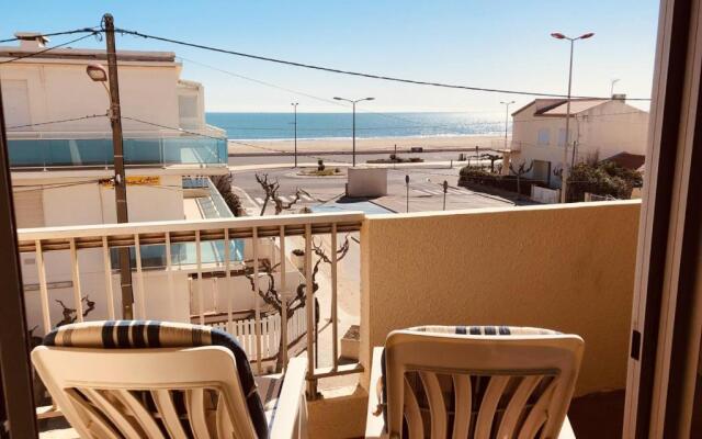 ROC 7 NARBONNE-PLAGE: Appartement studio cabine vue mer
