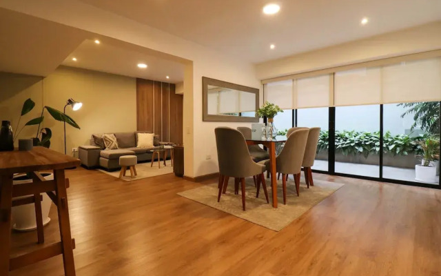 w Monochromatic 2BR w Terrace in Miraflores