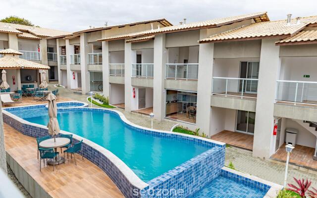 Apto confortável com piscina em Imbassai ITFA027