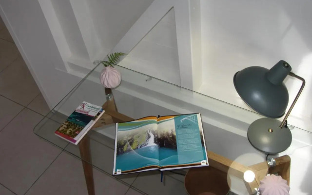 Or bleu-Bungalow volcan Soufriere-Vue sur mer