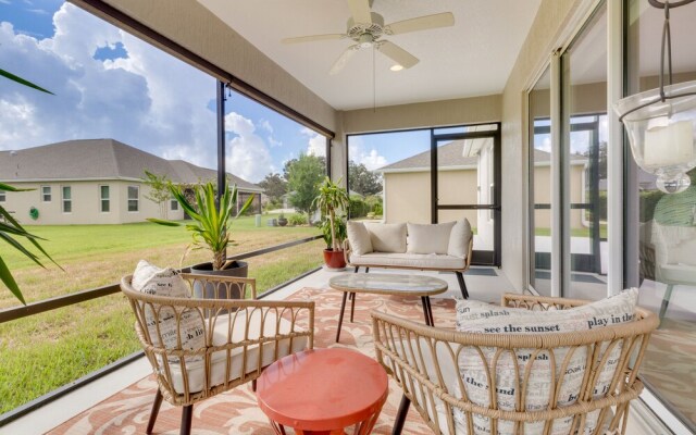 Sumterville Home in The Villages: Screened Porch!