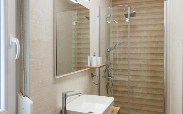 Spacious home with private terrace,200 m distant from the sea