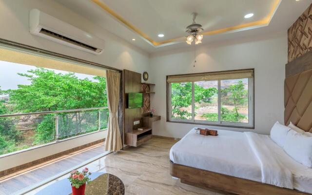 SaffronStays Juniper, Lonavala - Pet-friendly villa with pool, lawn, gym & games