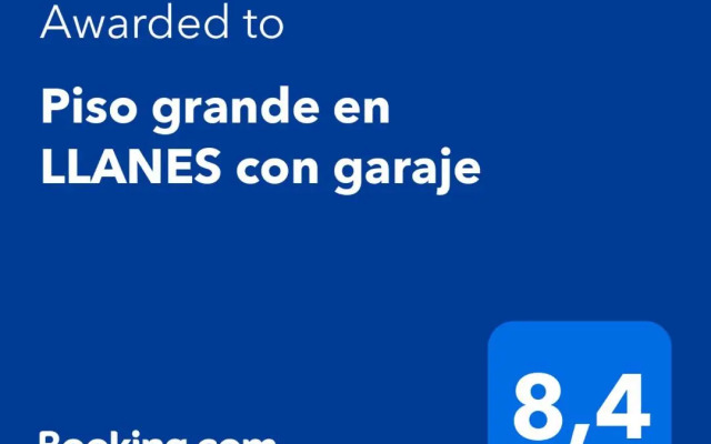 Piso grande en LLANES con garaje