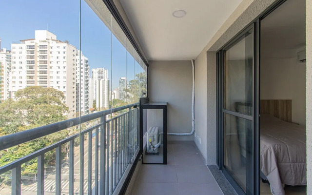 Studio com Varanda e Academia pr Ximo ao Metr