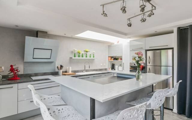 Villa d'architecte avec spa