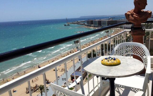 Apartment With One Bedroom In Alicante, With Wonderful Sea View, Furnished Balcony And Wifi
