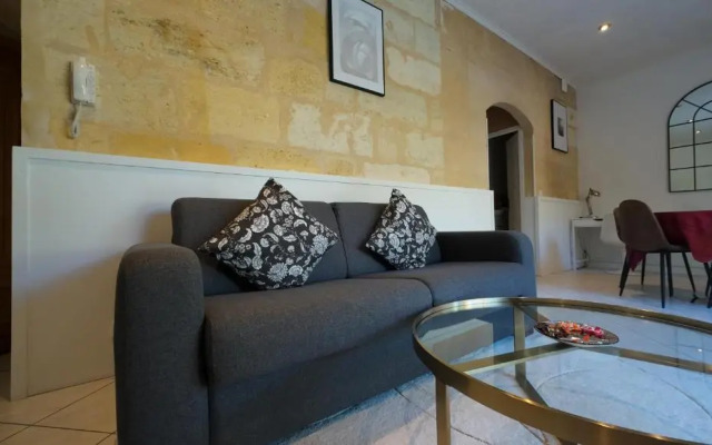 T2 calme et design quartier Chartrons à Bordeaux