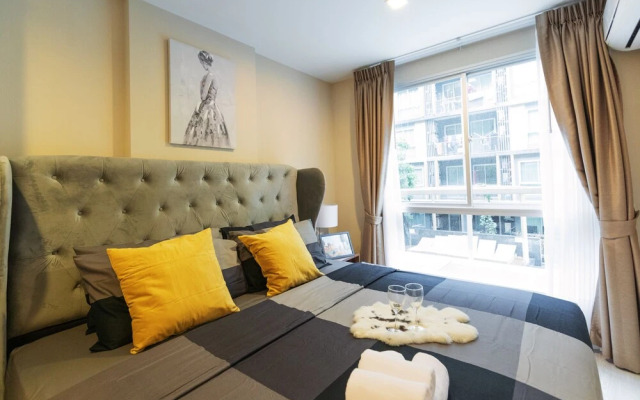 Near BK University Quiet Condo in Rama4 bkb141