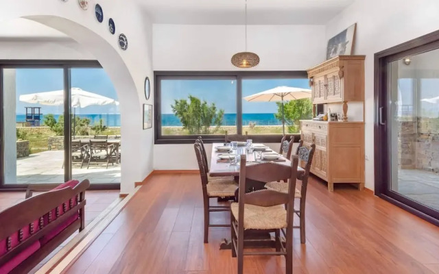 Platanias Beachfront Villa Elsa-90m To Main Square