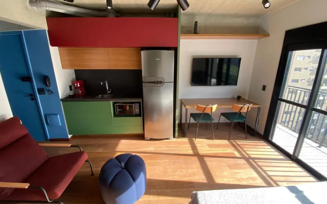 97 New studio next Paulista Av, fast wifi and balcony - Hotel in São Paulo - Photo 5