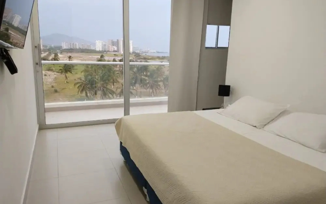 Ocean View Apartment With Semi Private Beach in Pozos Colorados - Apartment in Santa Marta - Photo 5