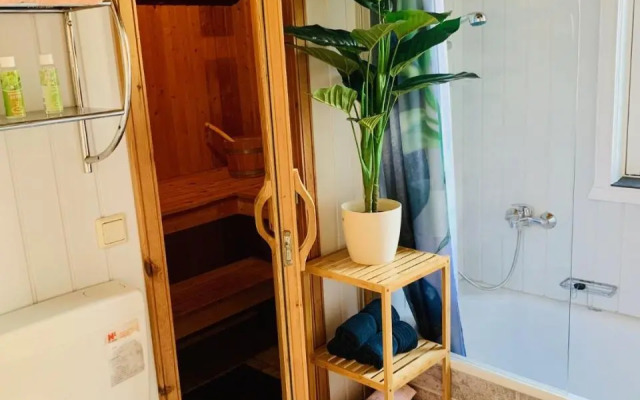 Komfort-Ferienhaus - Extertal-Ferienpark für 1-5 Personen Sauna Natur