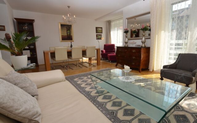 Pretty Apartment in Podebrady With Garden, Balcony, Parking