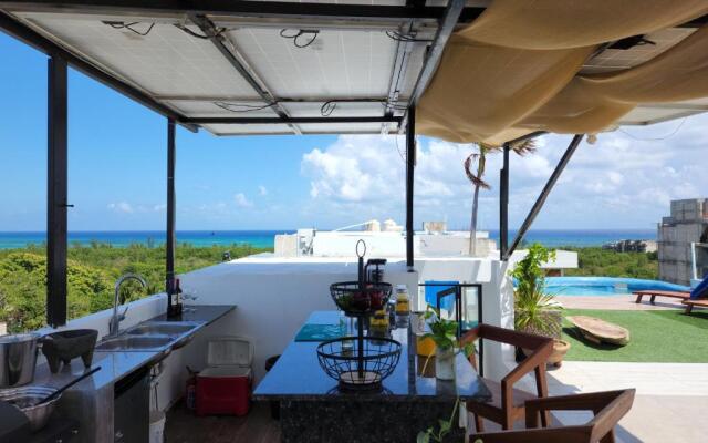 Ocean and city view rooftop, apartment 2BR 301