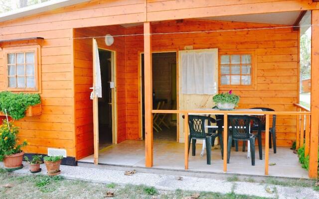 Tidy Chalet with Terrace near Sea