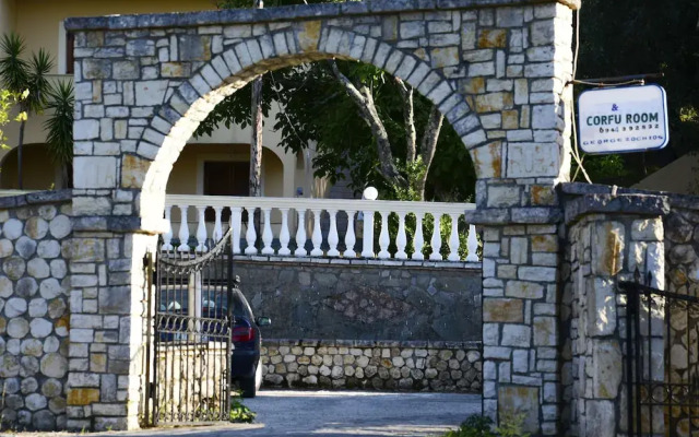 Corfu Room Apartments,in a Lush Greeness Hill