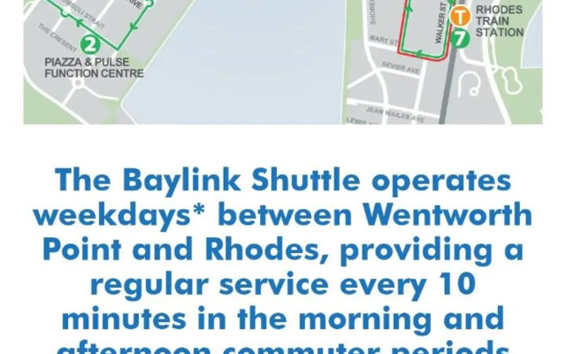 Wentworth Point Oversized balcony view apartment