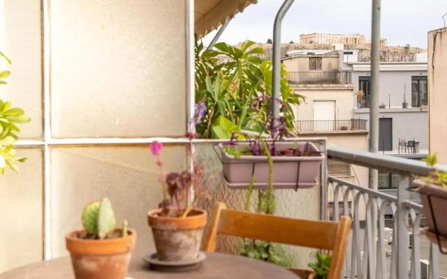 Mosaics central studio apartm with Acropolis view