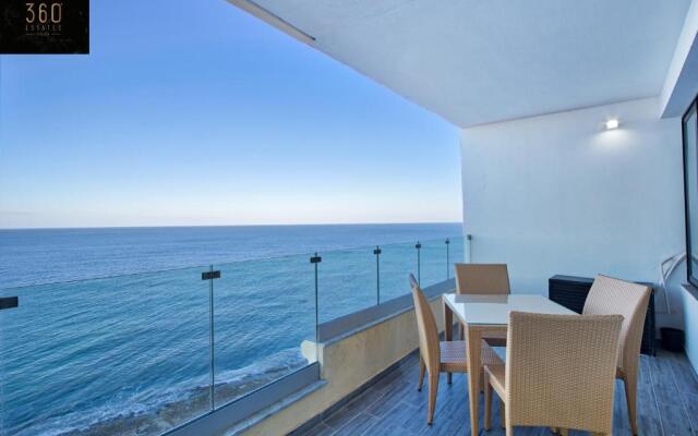 Seafront Sliema - Spacious 3BR opposite beach - AC by 360 Estates