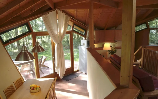 Ecological Holiday Home With Wood Stove Surrounded by Nature