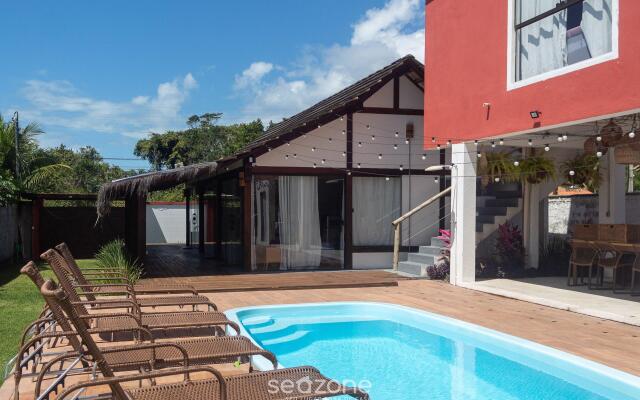 Linda Casa com piscina em Arraial D'Ajuda ACH014