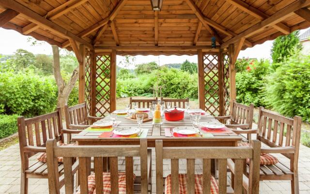Authentic village house with romantic garden and wooden gazebo.