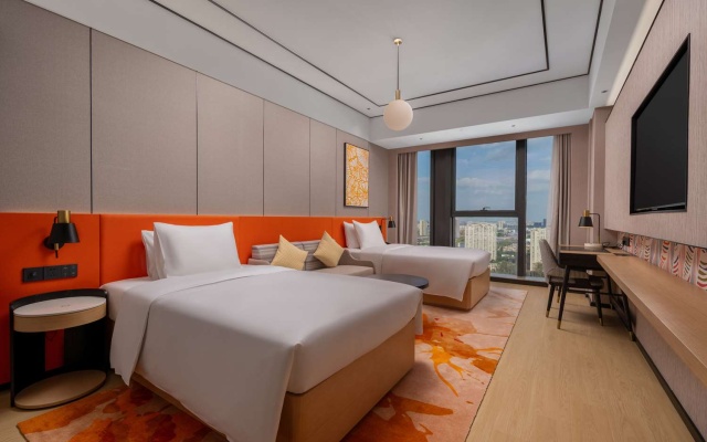 Hilton Garden Inn Nantong Haohe Scenic Area – Guest Rooms – Nantong