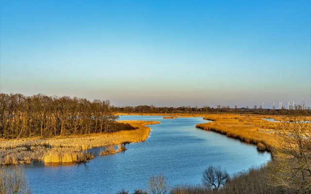 Hausboot auf der Peene, Demmin