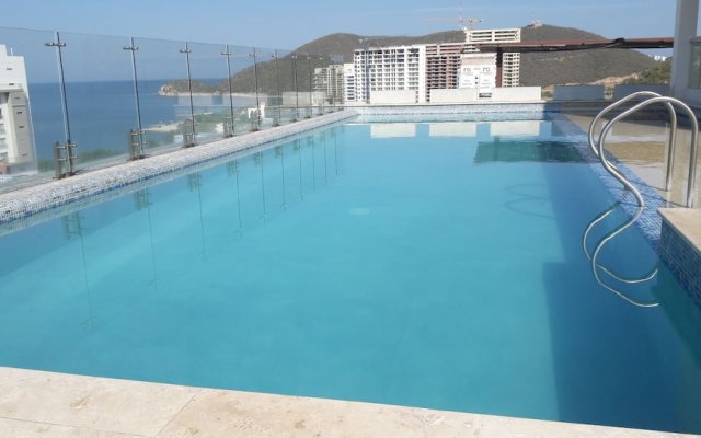 Ocean view apartment with semi private beach in Pozos Colorados
