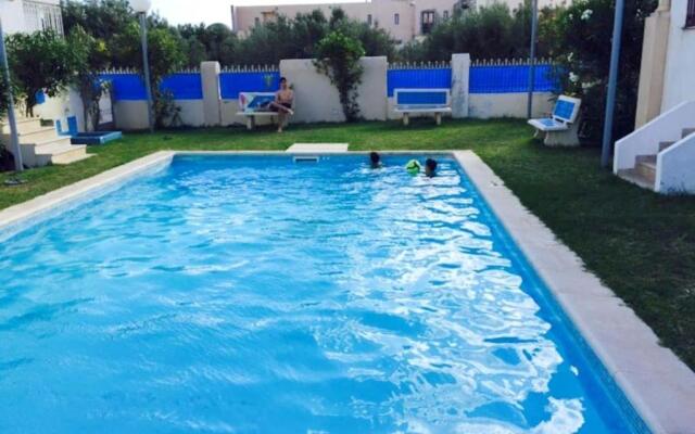 Apartment With 2 Bedrooms in Hammamet, With Wonderful sea View, Pool A