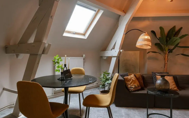 Chic Rooftop Apartment in Antwerp s Shopping hub
