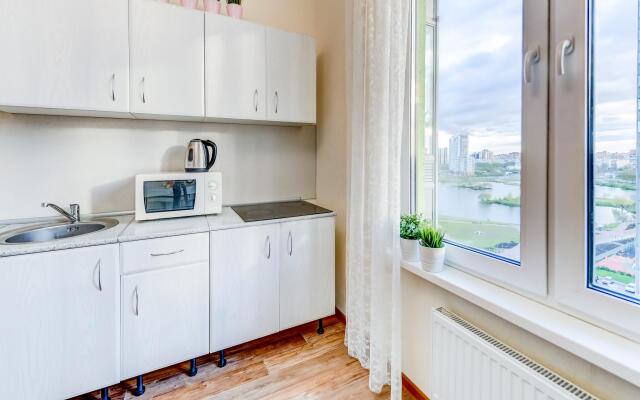 Apartment Vesta with a park view