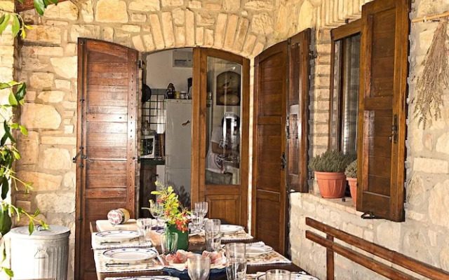 Casale Chimneys Immersed in Olive Trees