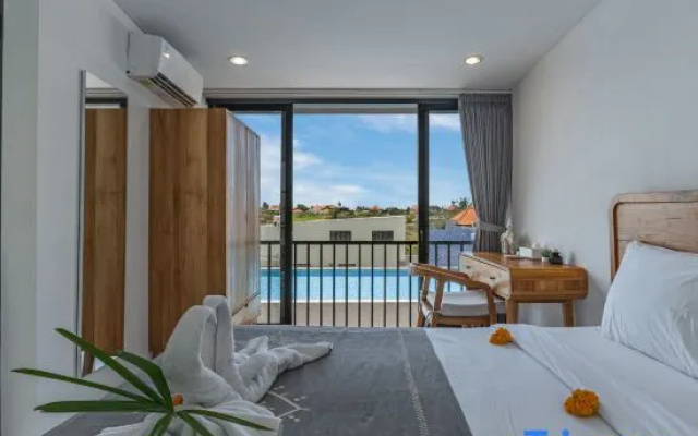 Wolu 1BR Loft Canggu Private Pool Parking Area, Fast Wifi – Guest Rooms – Canggu