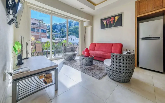 Chic Studio -rooftop Pool - Ocean View - King Bed