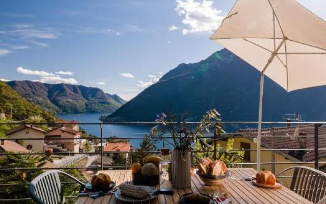 Nesso 1 Bedroom Deluxe Lake View Terrace Apartment