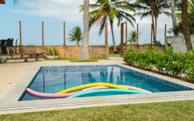 Maravilhosa casa pé na areia em Itamaracá